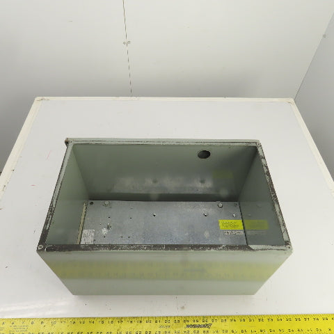 20" x 12" x 12" Heavy Duty Steel Electrical Enclosure W/ Backplate & Bolt-On Top