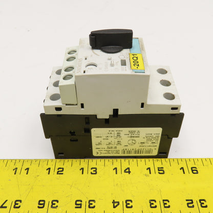 Siemens 3RV1021-1JA10 Manual Motor Starter 600V 10A Adjustable Trip 7-10A