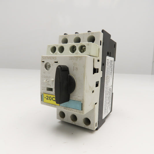 Siemens 3RV1021-1JA10 Manual Motor Starter 600V 10A Adjustable Trip 7-10A