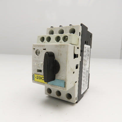 Siemens 3RV1021-1JA10 Manual Motor Starter 600V 10A Adjustable Trip 7-10A