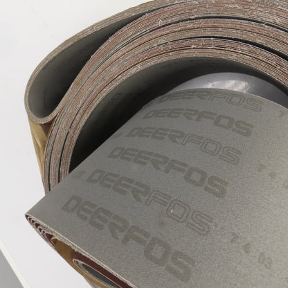 Deerfos XA167 6" x 270" Aluminum Oxide Sanding Belt 120 Grit Lot Of 7