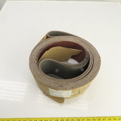 Deerfos XA167 6" x 270" Aluminum Oxide Sanding Belt 120 Grit Lot Of 7