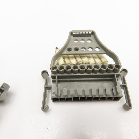 Wieland WKB 2.5/B/U ST29/10S 10 Position Terminal Piggyback Plug Socket 300V 50A