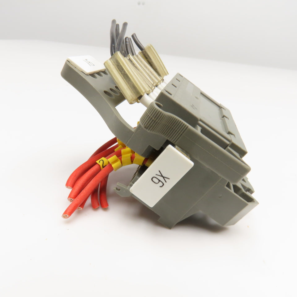 Wieland WKB 2.5/B/U ST29/10S 10 Position Terminal Piggyback Plug Socket 300V 50A