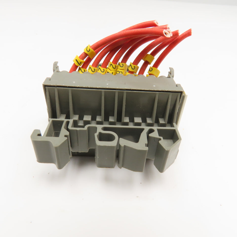 Wieland WKB 2.5/B/U ST29/10S 10 Position Terminal Piggyback Plug Socket 300V 50A