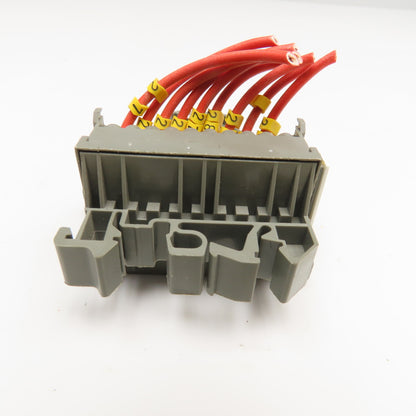 Wieland WKB 2.5/B/U ST29/10S 10 Position Terminal Piggyback Plug Socket 300V 50A