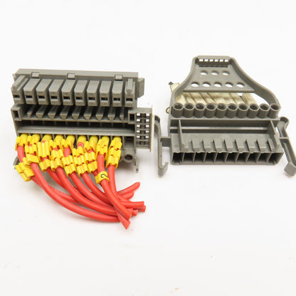 Wieland WKB 2.5/B/U ST29/10S 10 Position Terminal Piggyback Plug Socket 300V 50A