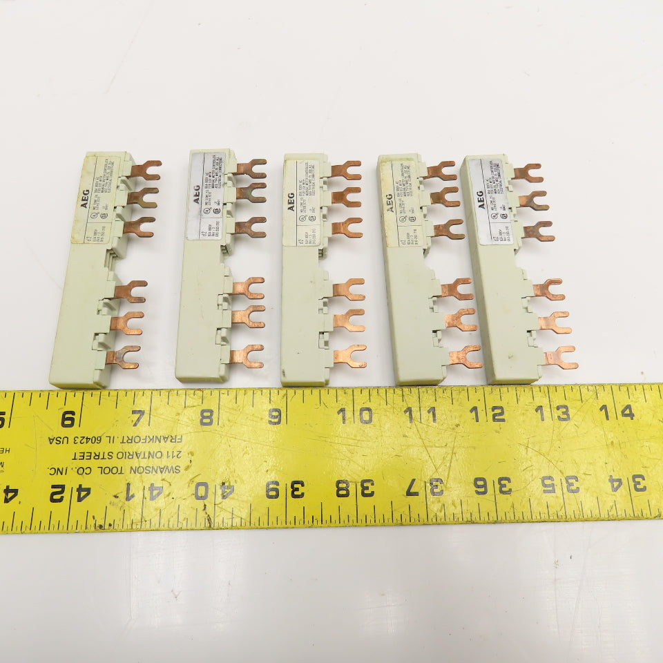 AEG 3VU9135-1AB02 600V 65A Bus Bar Lot Of 5