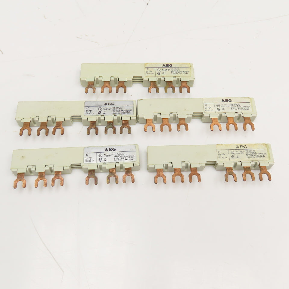 AEG 3VU9135-1AB02 600V 65A Bus Bar Lot Of 5