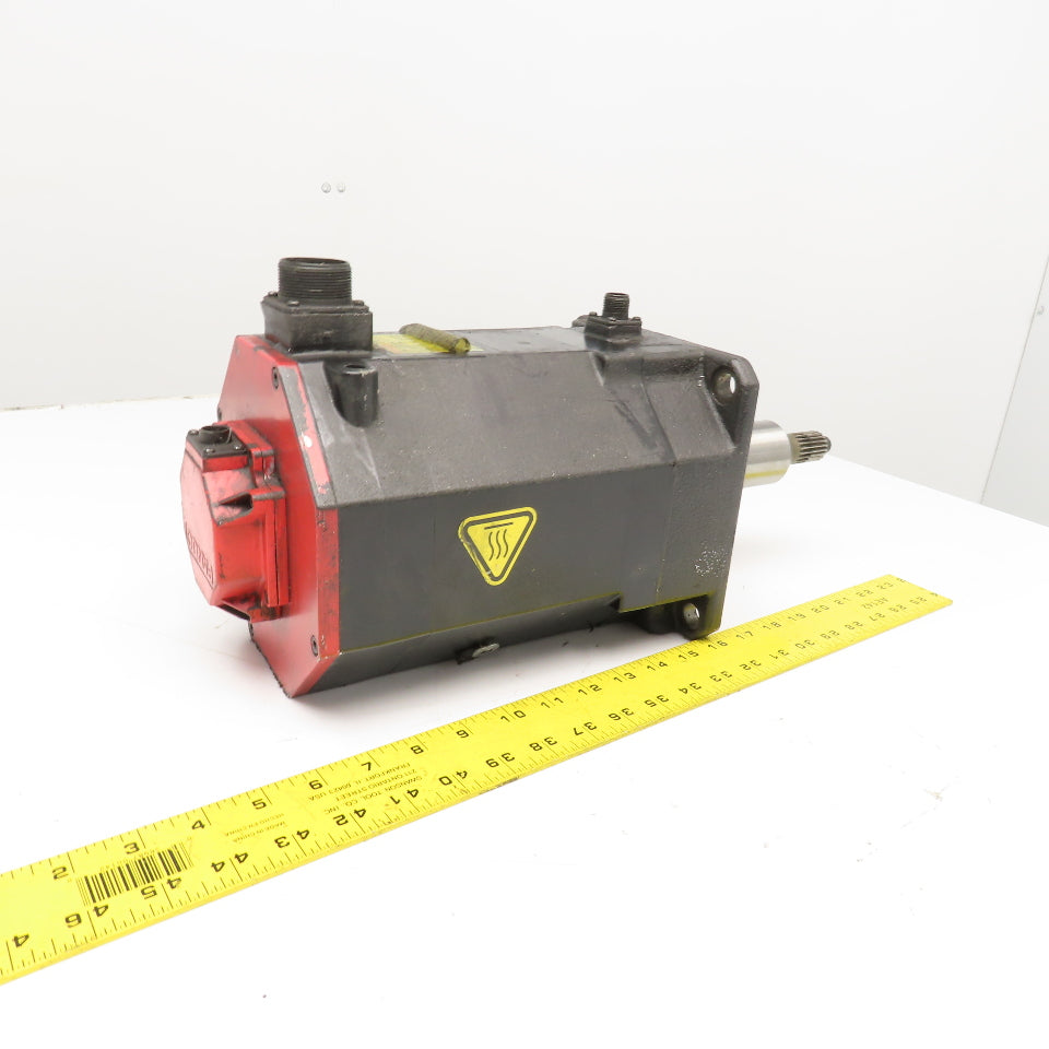 Fanuc A06B-0267-B605 4.3kW 2000RPM 179V AC Servo Brake Motor W/ Pulsecoder