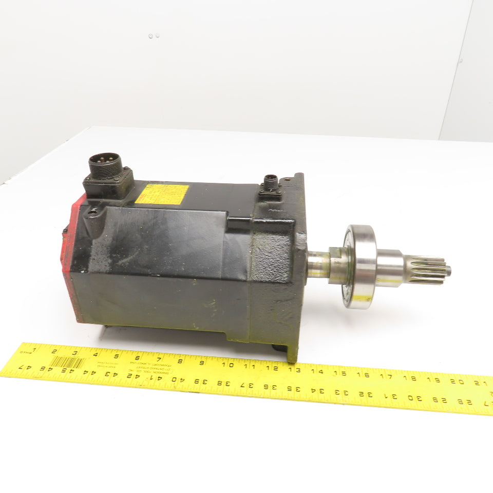 Fanuc A06B-0267-B605 4.3kW 2000RPM 179V AC Servo Brake Motor W/ Pulsecoder