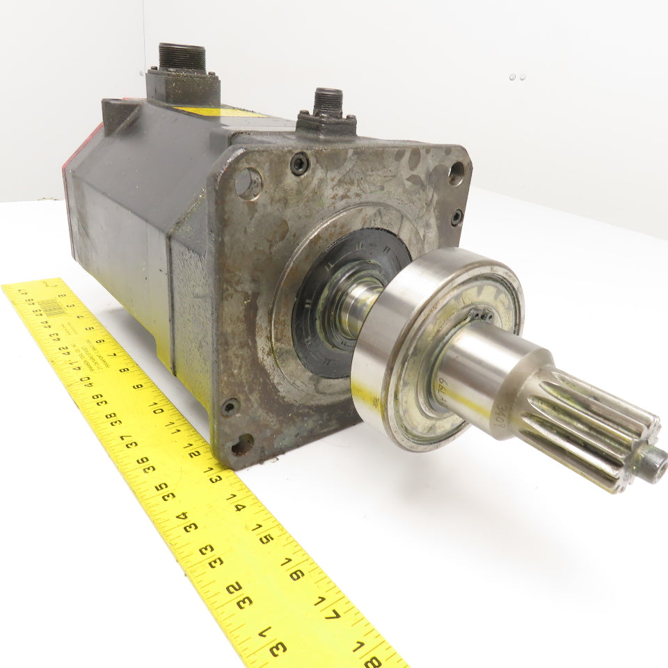 Fanuc A06B-0267-B605 4.3kW 2000RPM 179V AC Servo Brake Motor W/ Pulsecoder