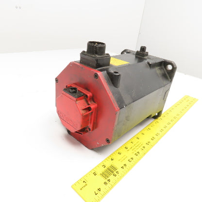 Fanuc A06B-0267-B605 4.3kW 2000RPM 179V AC Servo Brake Motor W/ Pulsecoder
