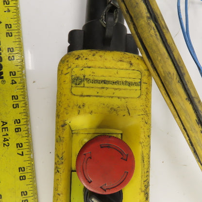 Telemecanique 4-Button Hoist Crane & Trolley Control Pendant W/11' Lead & E-Stop