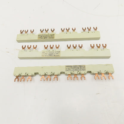 Siemens 3VU9135-1AB04 600V 65A Bus Bar For Type 3VU13 Motor Starters Lot Of 3