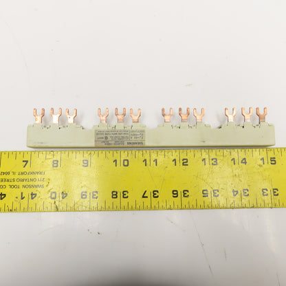 Siemens 3VU9135-1AB04 600V 65A Bus Bar For Type 3VU13 Motor Starters Lot Of 3