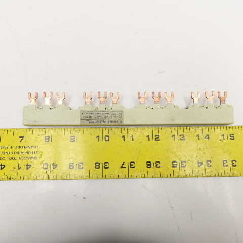 Siemens 3VU9135-1AB04 600V 65A Bus Bar For Type 3VU13 Motor Starters Lot Of 3