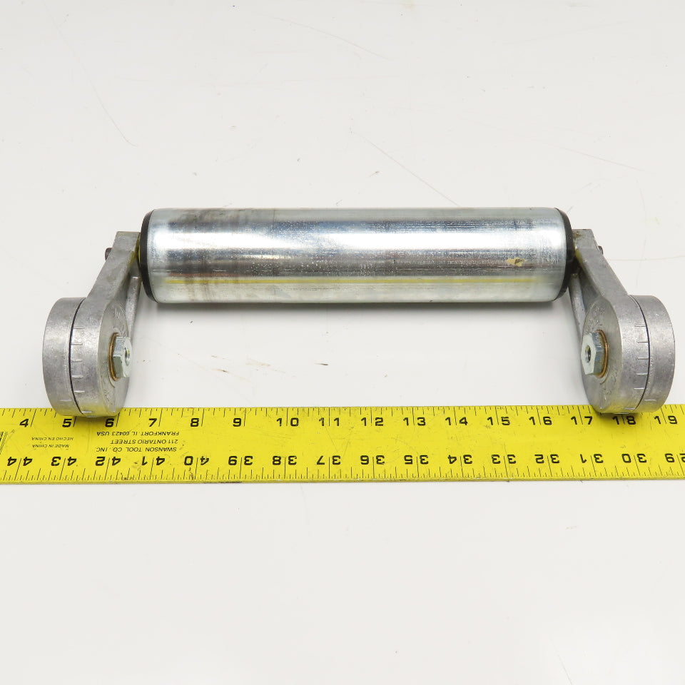 Interroll 2.5" OD 10" BF Idler Conveyor Roller W/ Fenner Drive Tensioner RT1002