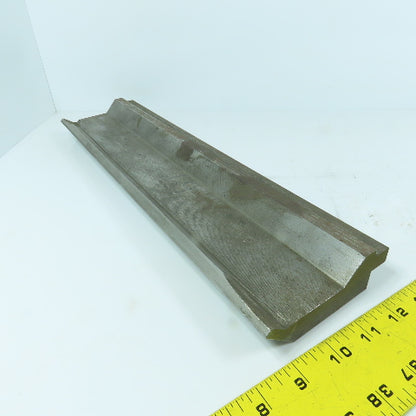 16-1/2" 90° V-Forming Press Brake Gooseneck Punch Die Punch (Damaged) 3-5/8" H