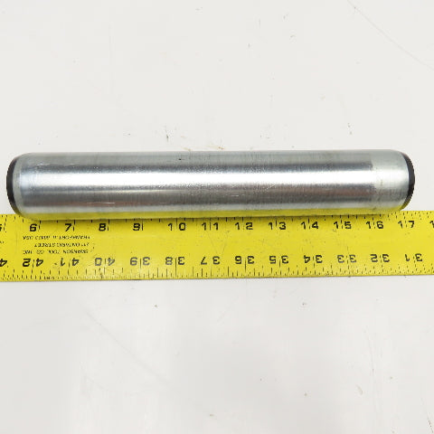 Interroll 1.9" Diameter Conveyor Gravity Roller 10" Face Width 11-1/4" BF