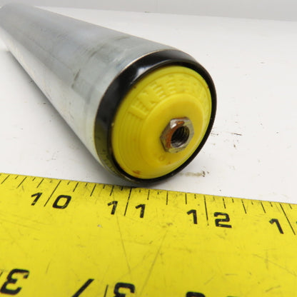 Interroll 1.9" Diameter Conveyor Gravity Roller 10" Face Width 11-1/4" BF