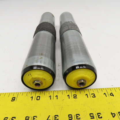 Interroll 1.9" Diameter Conveyor Gravity Roller 10" Face Width 11-1/4" BF Lot/2
