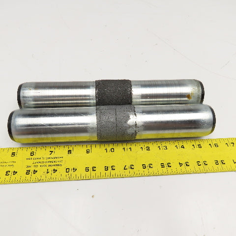 Interroll 1.9" Diameter Conveyor Gravity Roller 10" Face Width 11-1/4" BF Lot/2