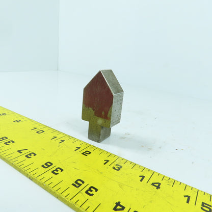 3/4" L Press Brake 90° Forming Angle Die Block Punch 1/2" Tang 1-3/4" H