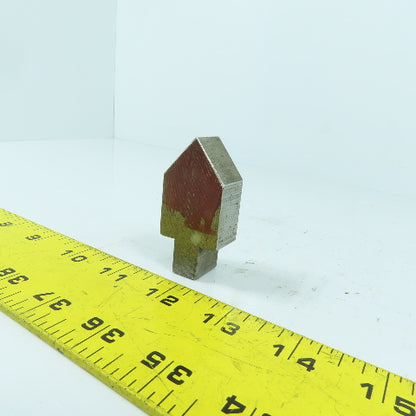 3/4" L Press Brake 90° Forming Angle Die Block Punch 1/2" Tang 1-3/4" H