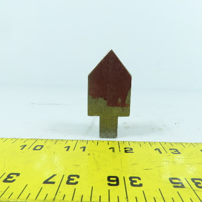 3/4" L Press Brake 90° Forming Angle Die Block Punch 1/2" Tang 1-3/4" H