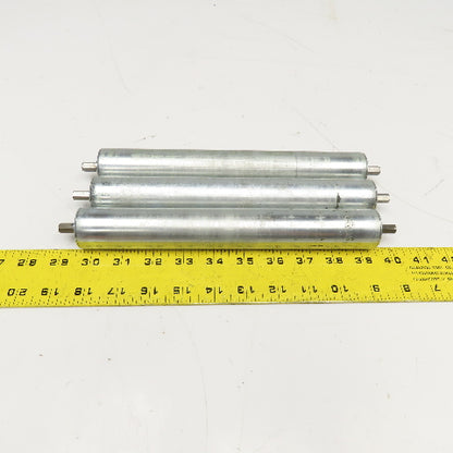 1-3/8" OD x 10-3/16" BF Gravity Conveyor Roller 11" OAL Lot Of 3