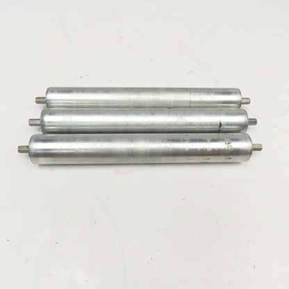 1-3/8" OD x 10-3/16" BF Gravity Conveyor Roller 11" OAL Lot Of 3