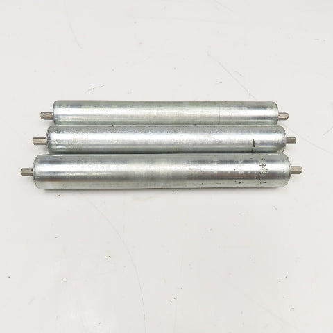 1-3/8" OD x 10-3/16" BF Gravity Conveyor Roller 11" OAL Lot Of 3