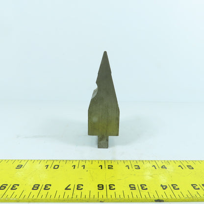 2-1/2" Press Brake Forming Acute Angle Die Block 3-3/4" High 1/2" Tang