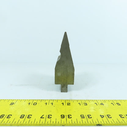 2-1/2" Press Brake Forming Acute Angle Die Block 3-3/4" High 1/2" Tang