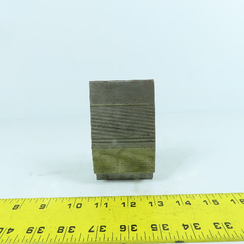 2-1/2" Press Brake Forming Acute Angle Die Block 3-3/4" High 1/2" Tang