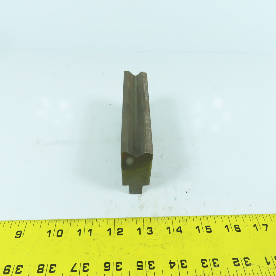 4-1/2" L Press Brake 90° V-Forming Angle Die Block 1/2" Tang 1" Thick