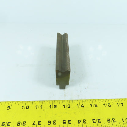 4-1/2" L Press Brake 90° V-Forming Angle Die Block 1/2" Tang 1" Thick