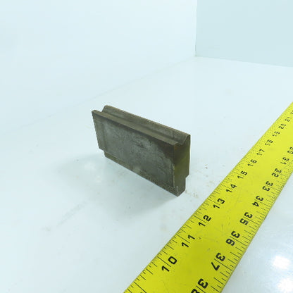 4-1/2" L Press Brake 90° V-Forming Angle Die Block 1/2" Tang 1" Thick