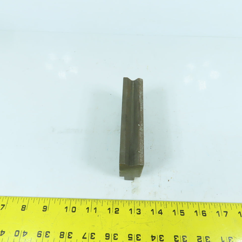 4-1/2" L Press Brake 90° V-Forming Angle Die Block 1/2" Tang 1" Thick