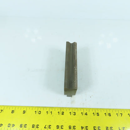 4-1/2" L Press Brake 90° V-Forming Angle Die Block 1/2" Tang 1" Thick