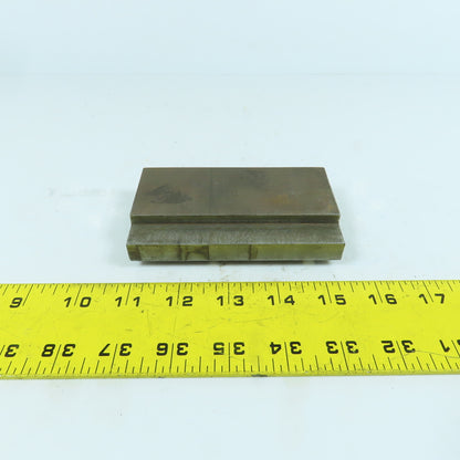 4-1/2" L Press Brake 90° V-Forming Angle Die Block 1/2" Tang 1" Thick