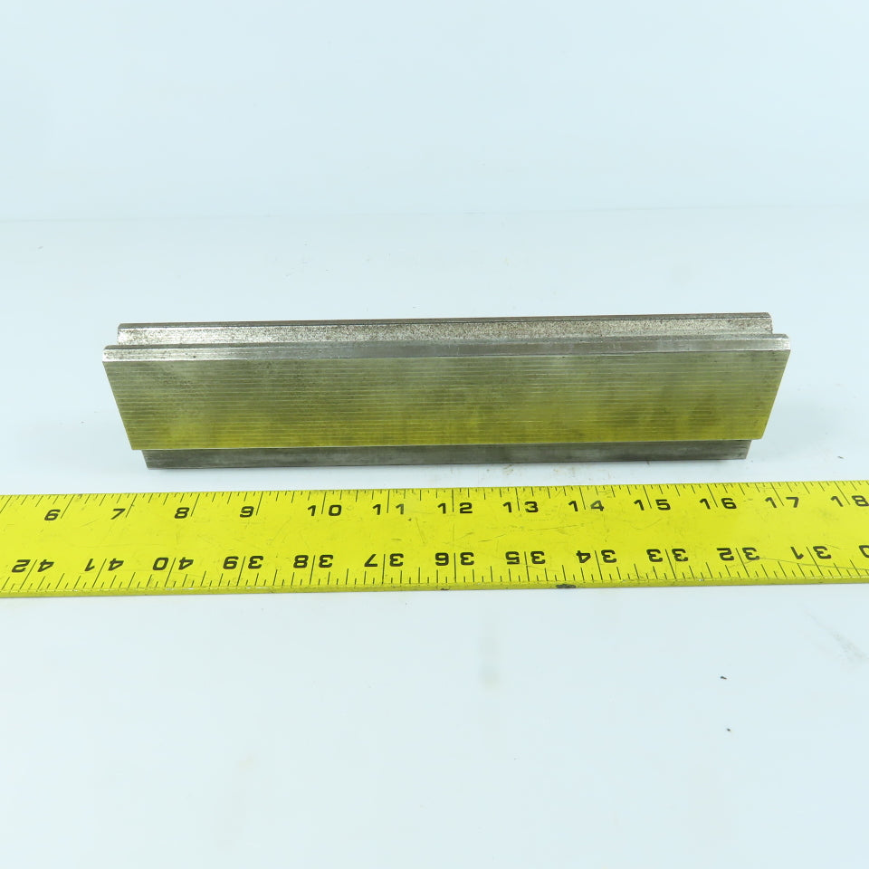 10" L Press Brake 90° V-Forming Angle Die Block 1/2" Tang 1" Thick