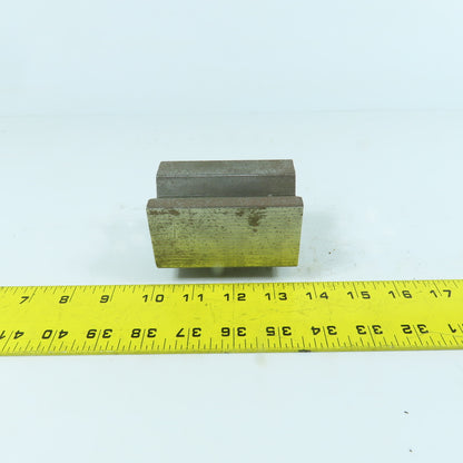 3-1/2" L Press Brake 90° V-Forming Angle Die Block 1/2" Tang 2-1/4" Thick
