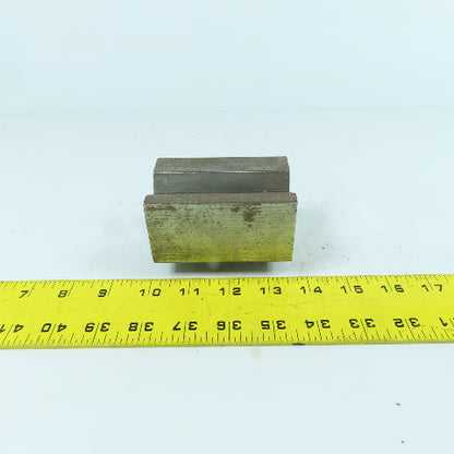 3-1/2" L Press Brake 90° V-Forming Angle Die Block 1/2" Tang 2-1/4" Thick