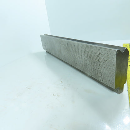 16-1/4" L Press Brake 90° V-Forming Angle Die Block 1/2" Tang 1.2" Thick