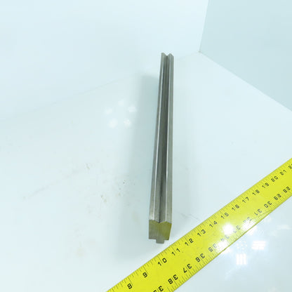 16-1/4" L Press Brake 90° V-Forming Angle Die Block 1/2" Tang 1.2" Thick