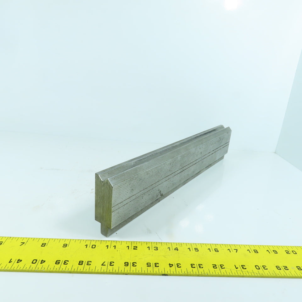 16-1/4" L Press Brake 90° V-Forming Angle Die Block 1/2" Tang 1.2" Thick