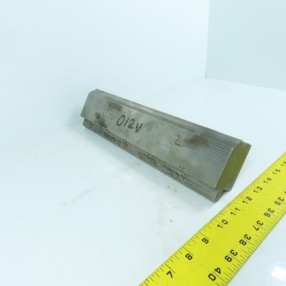 12-1/4" L Press Brake 90° V-Forming Angle Die Block 1/2" Offset Tang 1.9" Thick