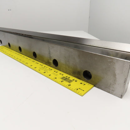 58-3/4" OAL Top Bottom Profiler Head Linear Guide Rail Set P. Bacci FC8-CNC